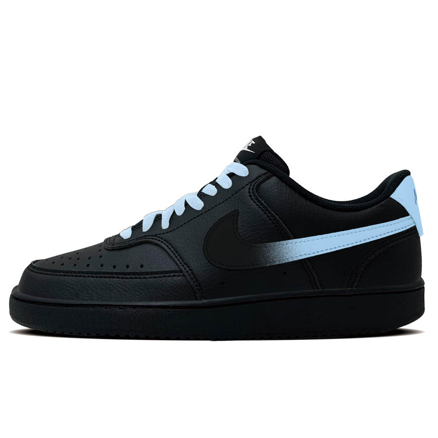 Nike Nike Court Vision 1 Ice Blue Heart Abrasion Resistant Abrasion Resistant Low top Skateboard Shoes Men's