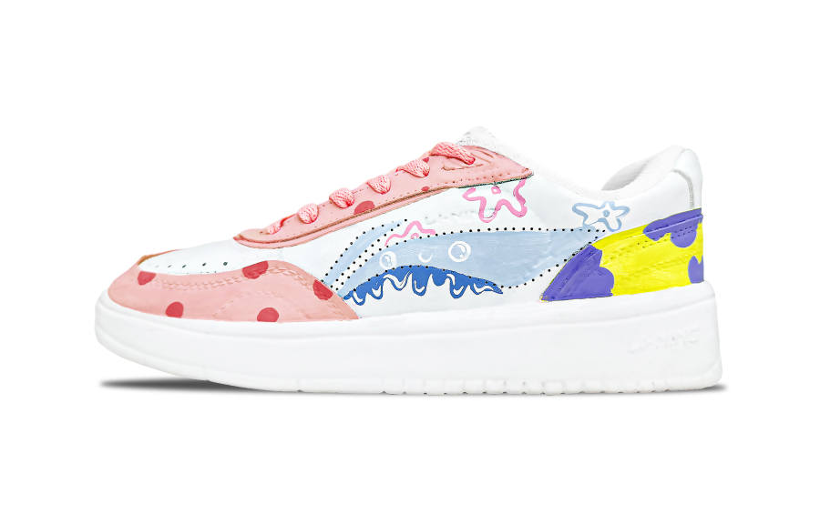 Li-Ning Li Ning Sourdough Balance Height Increasing Low top Skateboard Shoes Women's Pink