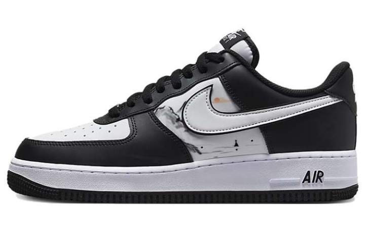Nike Nike Air Force 1 Low top Skateboard Shoes Men's White Black