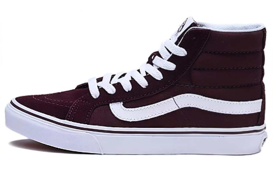 Vans SK8 HI Slim Sneakers Deep Wine Wine Red Women's