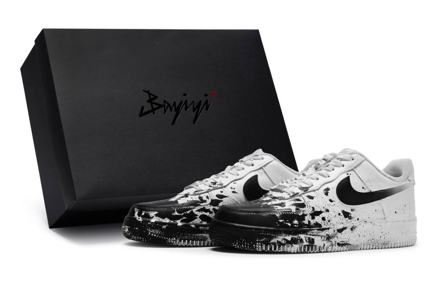 Nike Nike Air Force 1 811 Manufacturing, Industrial Site, Special Shoe Box Low top Skateboard Shoes Women's Black White
