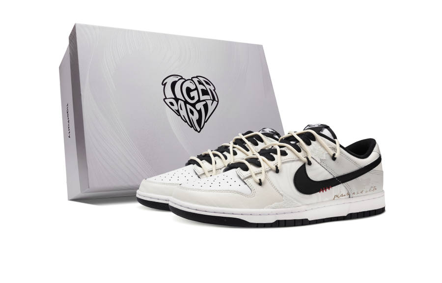 Nike Nike Dunk Slip Resistant Abrasion Resistant Low top Skateboard Shoes Unisex Beige