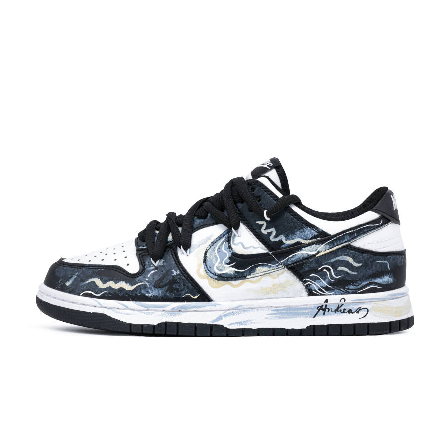 Nike Nike Dunk Sunken Treasure Synthetic Leather Low top Skateboard Shoes Unisex Blue White