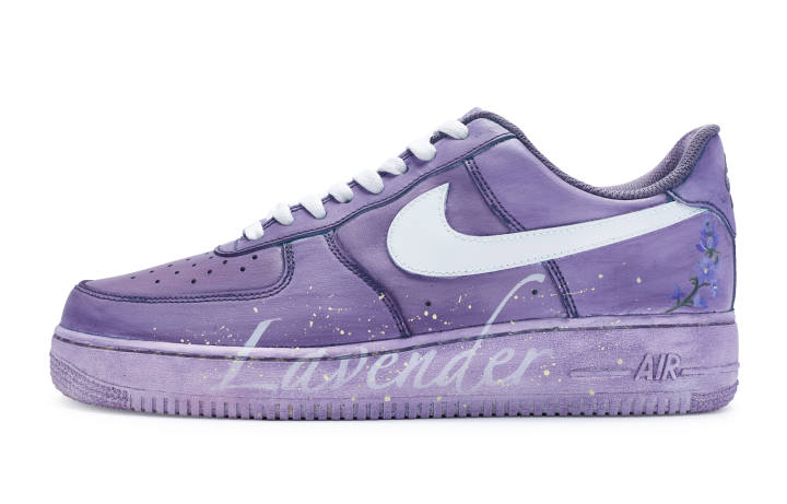 Nike Nike Air Force 1 Low 811 Manufacturing, Lavender Height Increasing Height Increasing Low top Skateboard Shoes GS