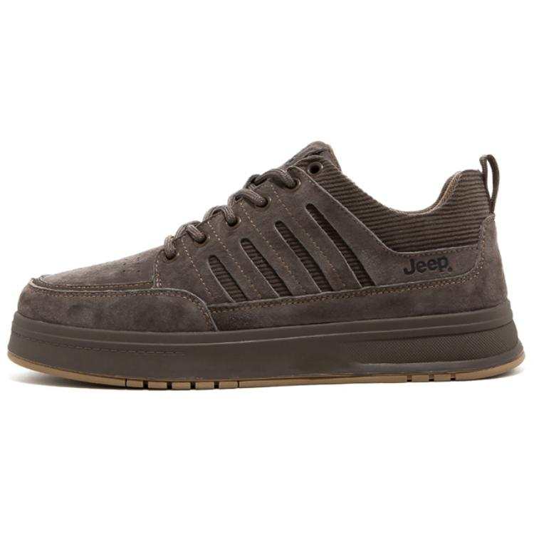 Jeep Breathable Low top Skateboard Shoes Men's Gray
