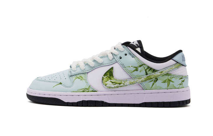Nike Nike Dunk Abrasion Resistant Low top Skateboard Shoes Unisex Light Green