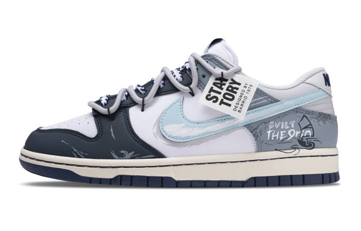 Nike Nike Dunk Lone Sail Abrasion Resistant, Lightweight, And Breathable Low top Skateboard Shoes Men's