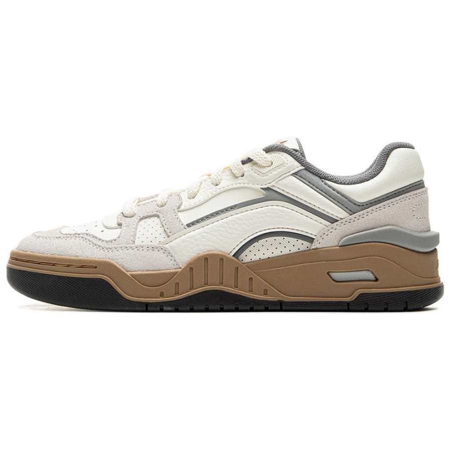Li-Ning Li Ning Moon White 2.0 Low top Skateboard Shoes Women's Ecru