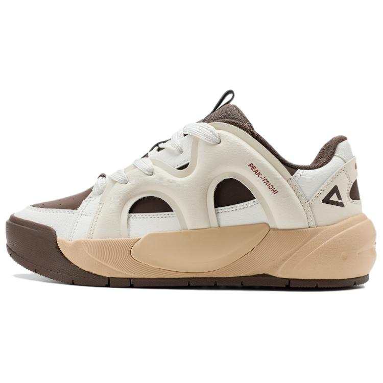PEAK Taichi Leap 3.0 Slip Resistant Abrasion Resistant Low top Skateboard Shoes Men's Beige Brown