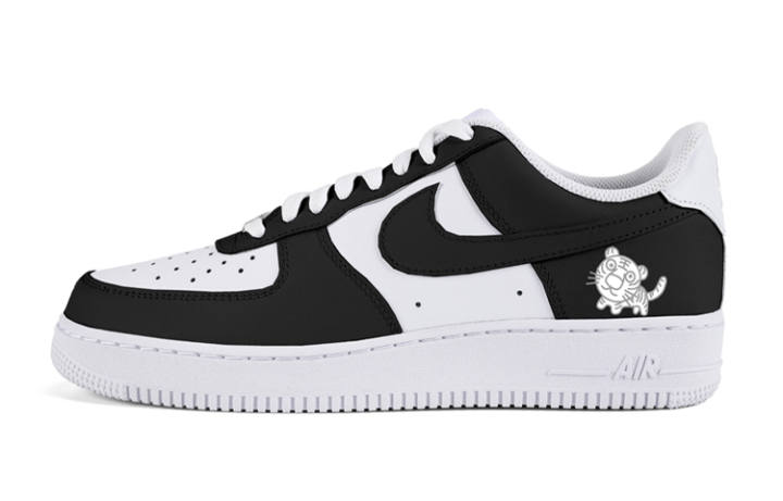 Nike Nike Air Force 1 Air Force 1 Low top Skateboard Shoes Men's Black White