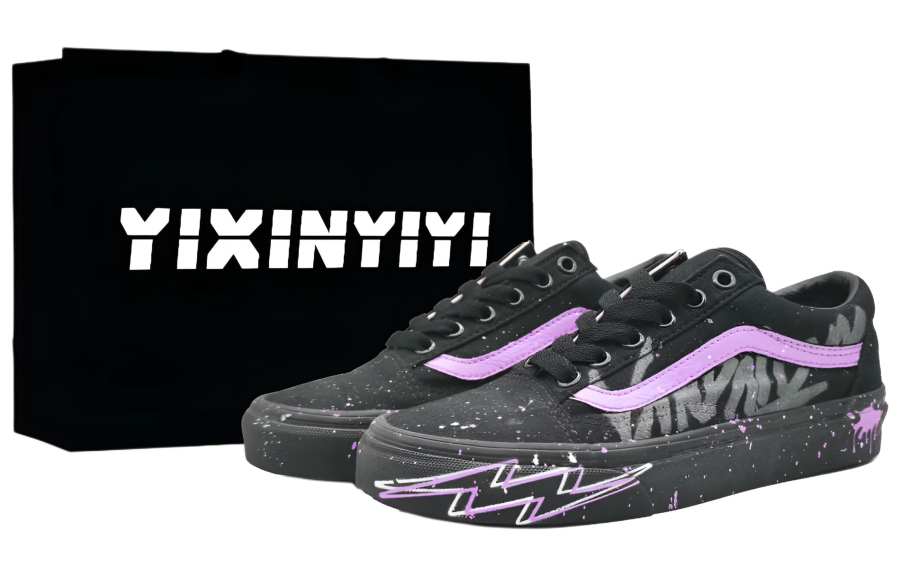 Vans Old Skool Low top Skateboard Shoes Unisex Wine Purple