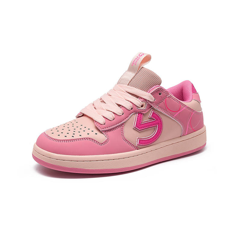 BladMaste Slip Resistant, Abrasion Resistant, Breathable Low top Skateboard Shoes Women's Light Pink