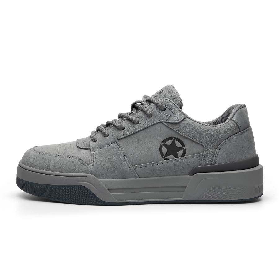 JEEP SPIRIT Low top Skateboard Shoes Men's Climbing Gray