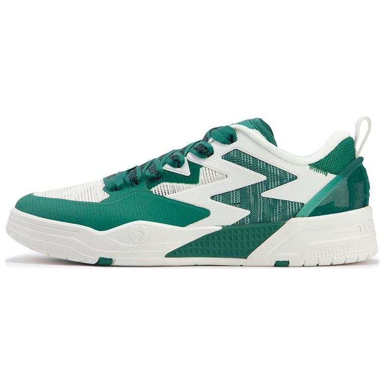 361° Low top Skateboard Shoes Men's White Green