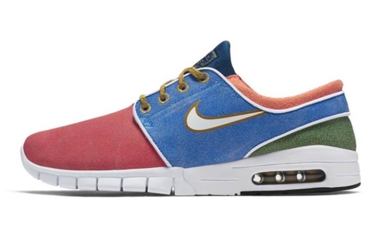 Nike Nike SB Stefan Janoski Max Cncpts \'Mosaic\' Slip Resistant Lightweight Non slip Lightweight Low top Skateboard Shoes