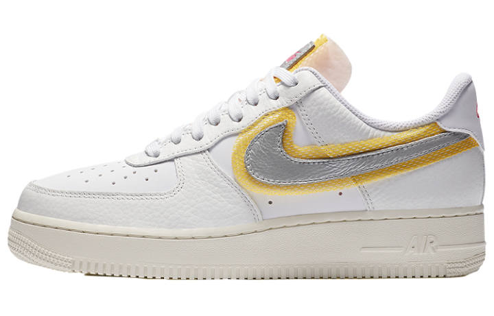 Nike Nike Air Force 1 Low '07 Lx White Metallic Silver Gold Women's