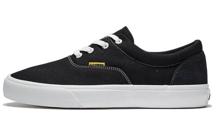 Li-Ning Li Ning Slip Resistant Abrasion Resistant Low top Skateboard Shoes Men's Black