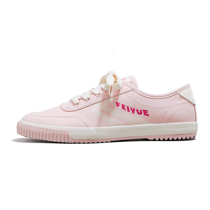 FEIYUE Abrasion-Resistant Lightweight Wear-resistant And Lightweight Low-top Skateboard Shoes Women's Pink