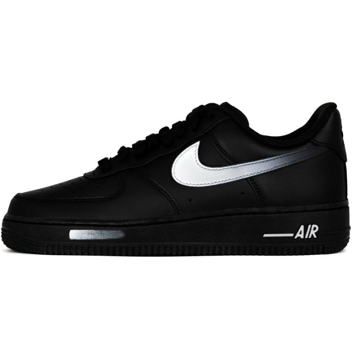 Nike Nike Air Force 1 Witcher Abrasion Resistant Abrasion Resistant Low top Skateboard Shoes Unisex Black White