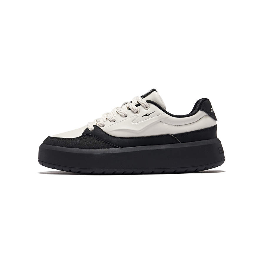 Erke Fresh Look 2 Cushioning Abrasion Resistant Lightweight Breathable Low top Skateboard Shoes Women's Gray Black