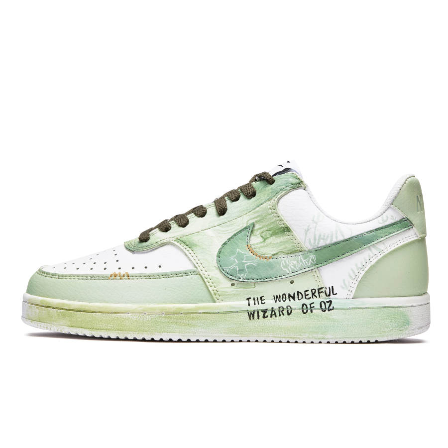 Nike Nike Court Vision 1 Freedom Panda, The Wizard Of Oz Slip Resistant Abrasion Resistant Low top Skateboard Shoes Men's