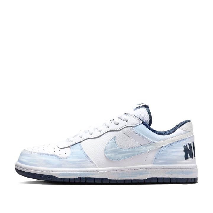 Nike Nike Big Ice Vein Leather Cushioning Lightweight Low top Skateboard Shoes Unisex Blue White
