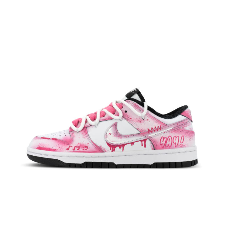 Nike Nike Dunk Orangic Mischief XJDD Raspberry Bomb Low top Skateboard Shoes Unisex Pink