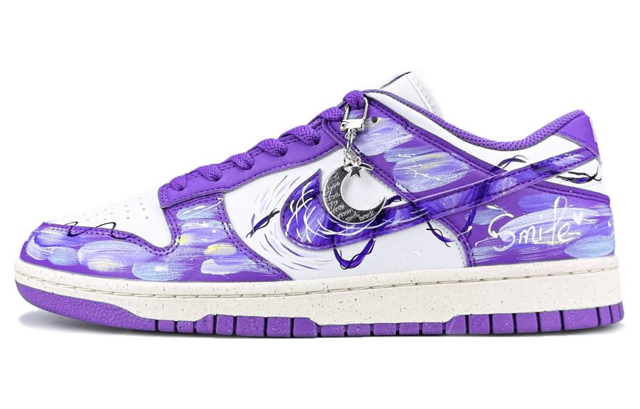 Nike Nike Dunk Abrasion Resistant Low top Skateboard Shoes Unisex Dream Purple