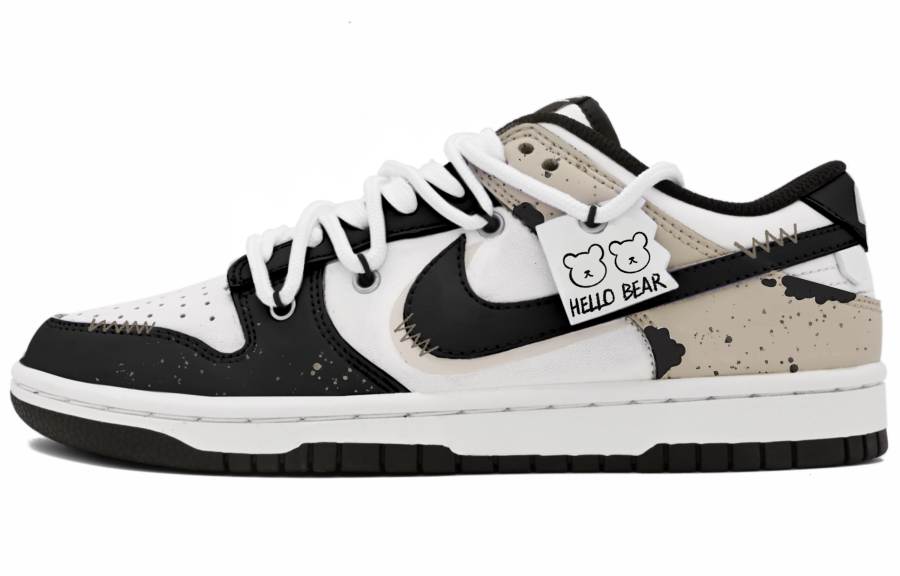 Nike Nike Dunk Low top Skateboard Shoes Women's Black Brown