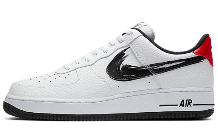 Nike Nike Air Force 1 Low Brushstroke White Black