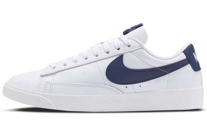 Nike Nike Blazer Low Le White Navy Women's