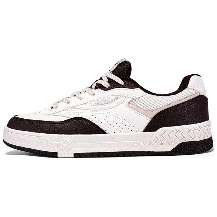 361° Slip Resistant Abrasion Resistant Low top Skateboard Shoes Men's White Brown