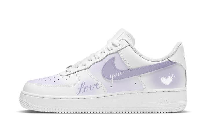 Nike Nike Air Force 1 Purple Mood Slip Resistant Abrasion Resistant Slip Resistant Abrasion Resistant Low top