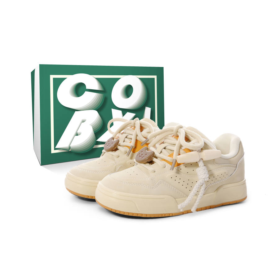 Cobx Cob Wear resistant And Lightweight Low top Skateboard Shoes Women's Yellow