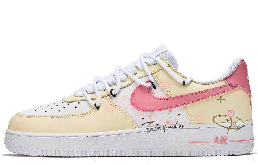 Nike Nike Air Force 1 ADCDAVINCI Custom, Love Strategy Slip Resistant Quick Dry Abrasion Resistant Balance