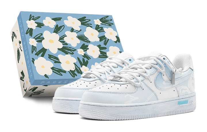 Nike Nike Air Force 1 Air Force 1, Spring Outing Season, Traditional Chinese Style Cloud Tour Low top Skateboard Shoes GS