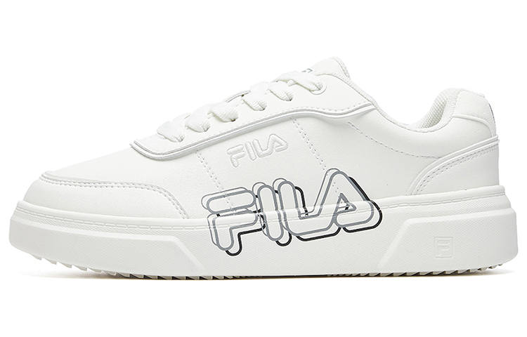 FILA Heritage FHT Abrasion Resistant, Balanced, Lightweight, And Breathable Low top Skateboard Shoes Women's White