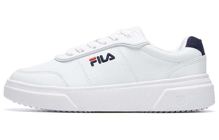 FILA HIGH PROFILE Abrasion Resistant, Lightweight, Balanced Low top Skateboard Shoes Women's White Blue