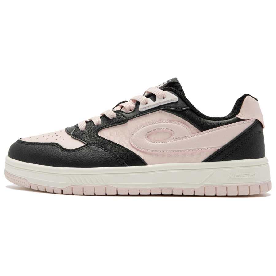 QIAODAN Qicheng 5.0 SE Coverage Slip Resistant Abrasion Resistant Low top Skateboard Shoes Women's Cloud Pink Black