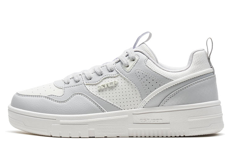 XTEP Low top Skateboard Shoes Men's Lunar Stone Gray/Sail White