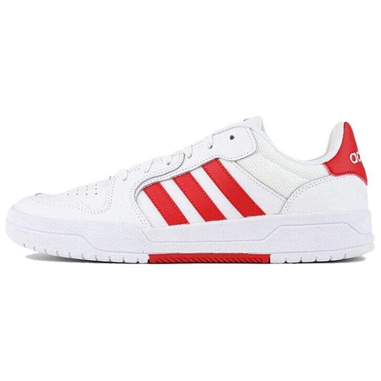 Adidas Neo Entrap Disney Mickey Mouse Coverage Support Low top Skateboard Shoes Unisex White Red