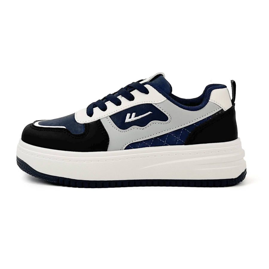Warrior Low top Skateboard Shoes Women's Dark Blue Black