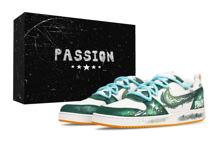 Nike Nike Court Borough PRM Wild Green Trail Cushioning Abrasion Resistant Cushioning, Wear Resistant Low top
