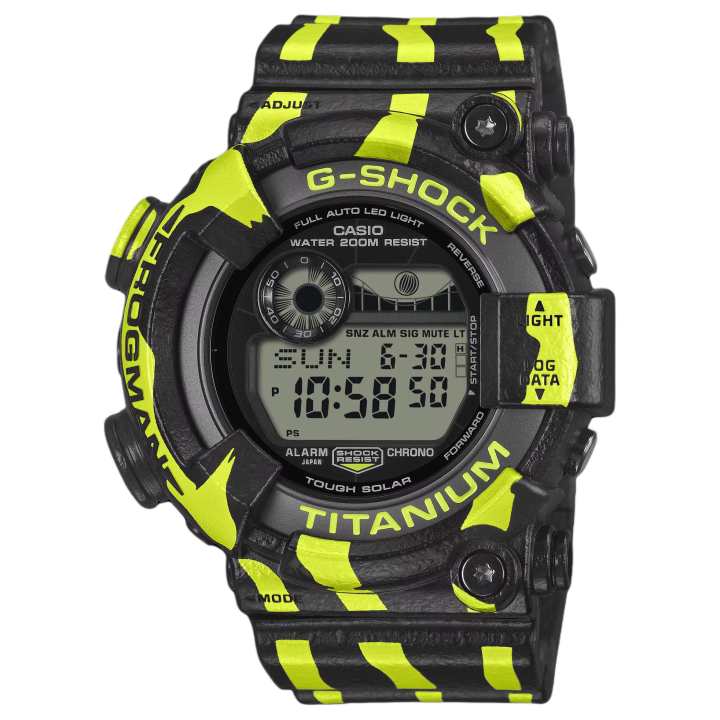 CASIO CASIO FROGMAN Solar Quartz Movement Resin Strap Watch Men's Watches Gray Dial