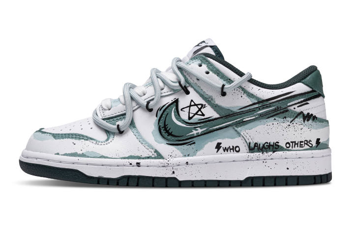 Nike Nike Dunk Starry Sea Entry Slip Resistant Balance Lightweight Low top Skateboard Shoes Unisex Green