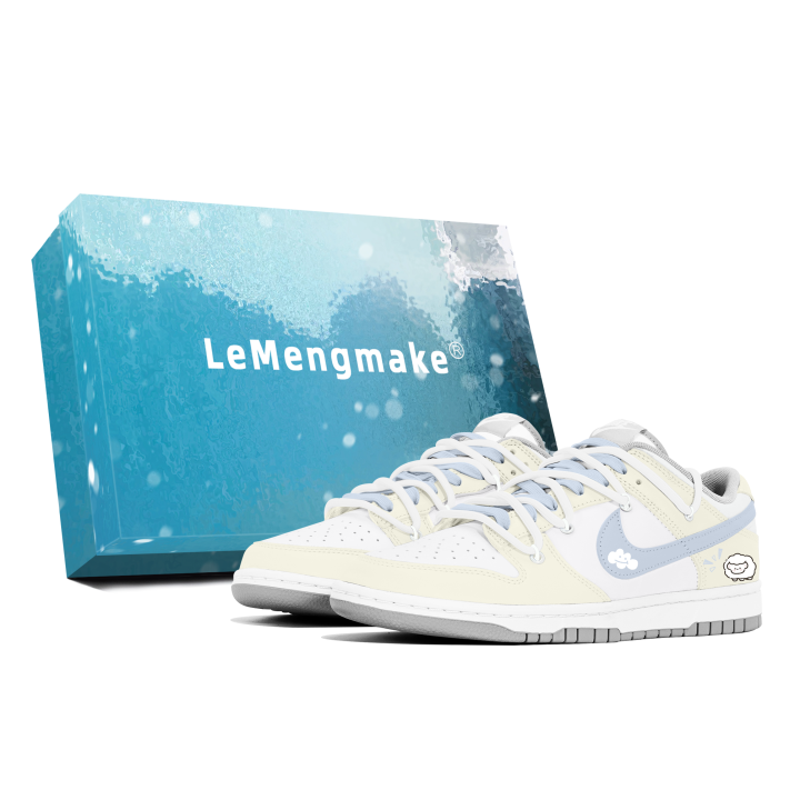 Nike Nike Dunk Lemon Joy Abrasion Resistant Abrasion Resistant Low top Skateboard Shoes Women's Custard