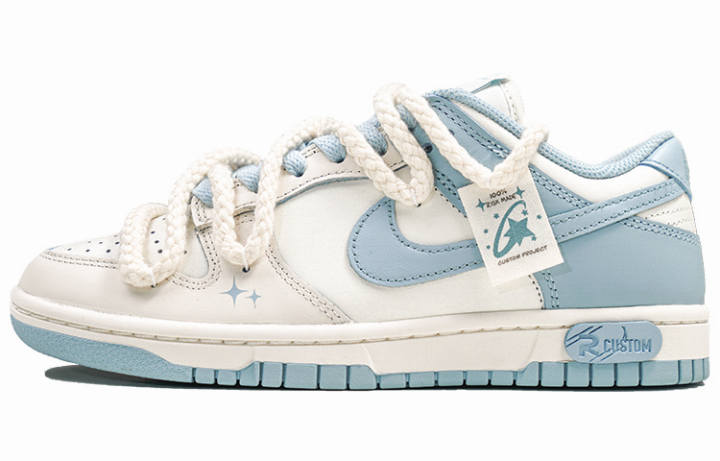 Nike Nike Dunk Low top Skateboard Shoes Women's Milk Blue