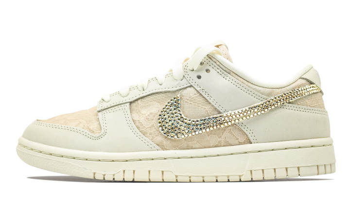 Nike Nike Dunk Fragrant Amber Abrasion Resistant Low top Skateboard Shoes Women's Beige