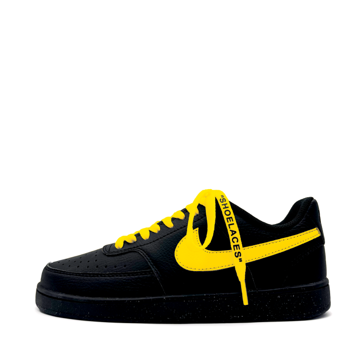 Nike Nike Court Vision Abrasion Resistant Low top Skateboard Shoes Unisex Yellow