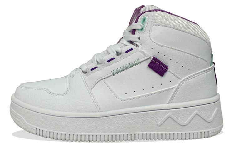 361° High top Skateboard Shoes Women's White Purple